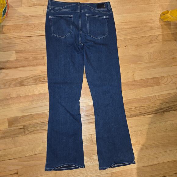 Paige High Rise Manhattan 33 petite blue jeans bootcut - Picture 5 of 7